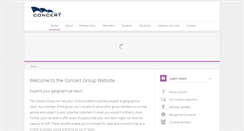 Desktop Screenshot of concertgroup.co.uk